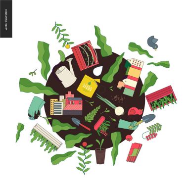 Kentsel Tarım ve Bahçe kolaj