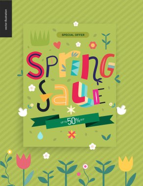 bahar satışı posteri