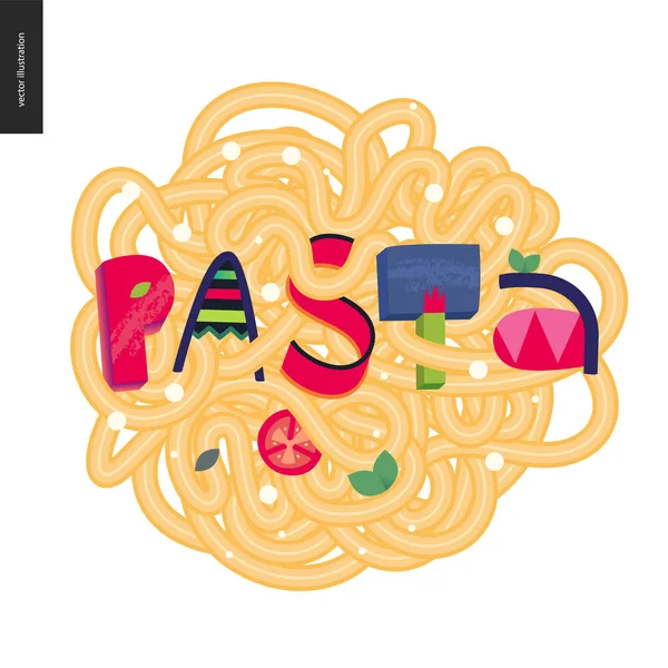 Conjunto restaurante italiano — Vector de stock