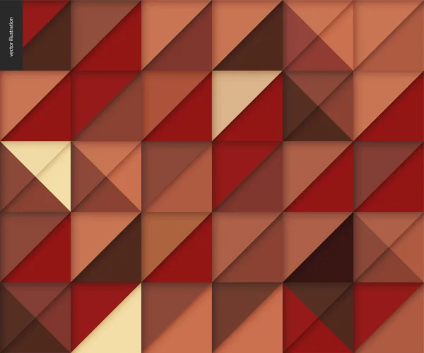 Seamless geometric papercut pattern — Stock Vector