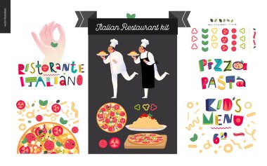 İtalyan restoran seti