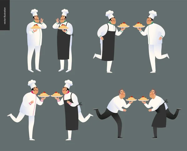 Italian restaurant set Vector Graphics