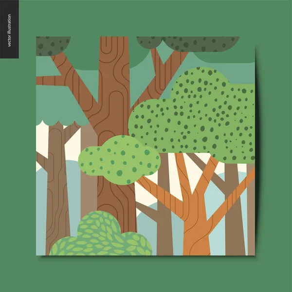 シンプルなもの - 木材 — ストックベクタ