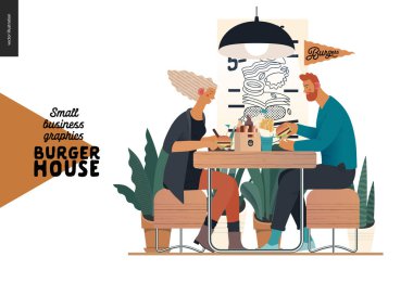 Burger House - küçük işletme grafikleri - ziyaretçiler