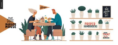 Burger House - küçük işletme grafikleri - ziyaretçiler