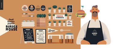 Burger House - küçük işletme grafikleri - sahibi