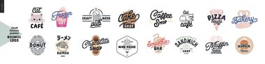 Logo - küçük işletme grafikleri - kafe ve restoranlar