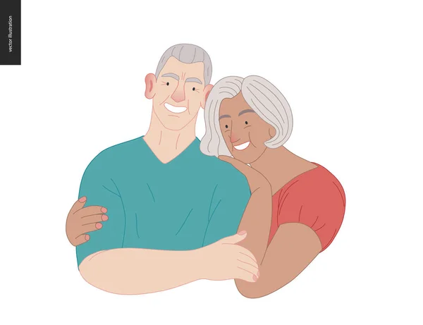 医療保険-高齢者健康計画 — ストックベクタ