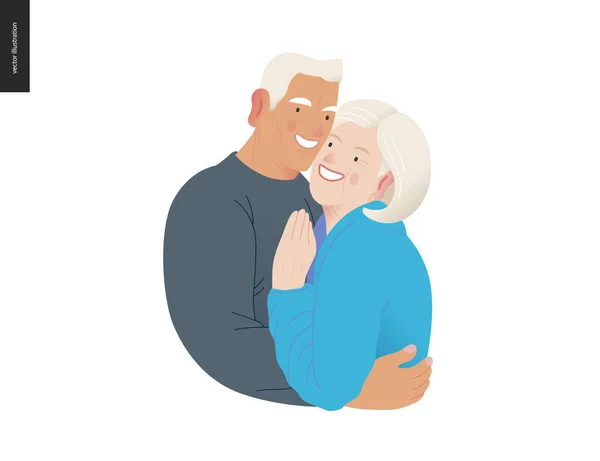 医療保険-高齢者健康計画 — ストックベクタ