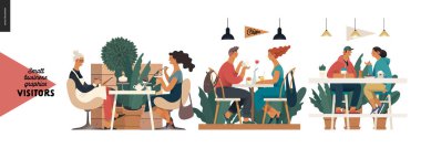 Ziyaretçiler - küçük işletme grafikleri