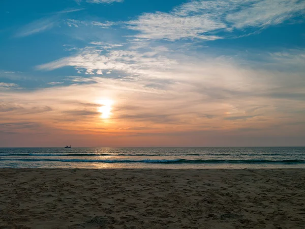 Strand med palmer — Stockfoto