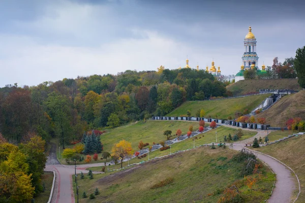 Höstlandskap i Kiev — Stockfoto