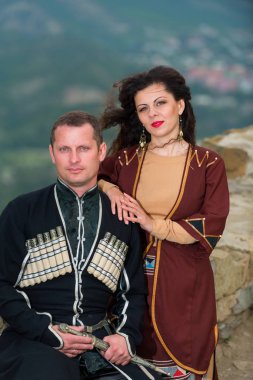 Bir erkek ve bir kadın Gürcistan