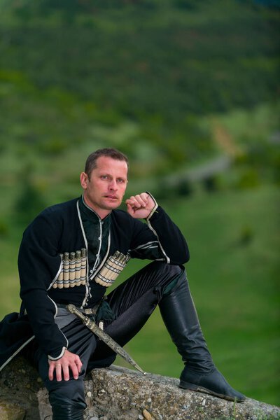 Man in Georgian national dress. 