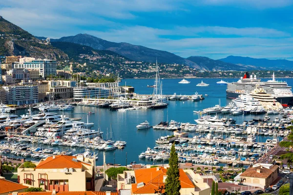 Marina jachtok Monaco — Stock Fotó