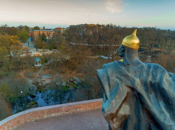 Landskap i staden Korosten. Ukraina — Stockfoto