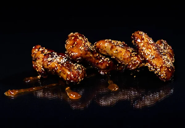 Chicken wings with honey — Stock Photo, Image