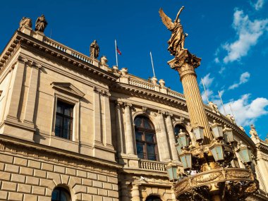Prag mimarisinin panoramik görüntüsü
