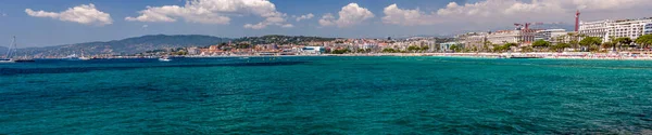 Panorama Costa Del Mar Cannes Francia — Foto de Stock