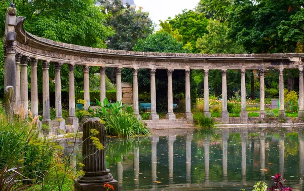 Antike Säulen Park Von Paris Frankreich — Stockfoto