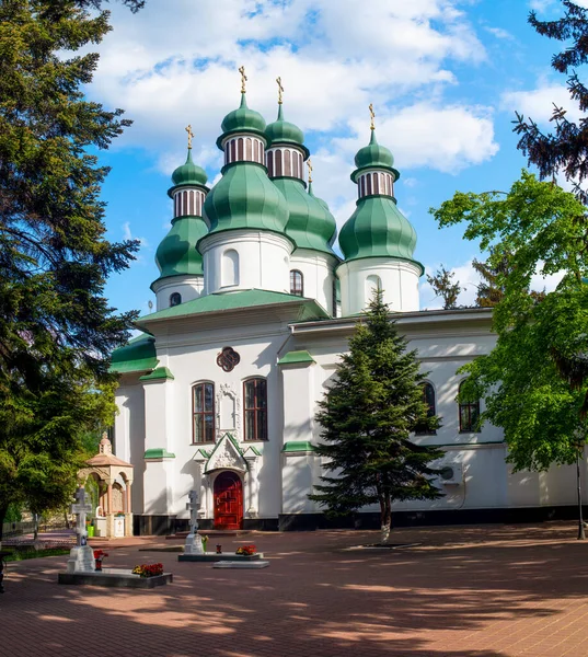 Svatá Trojice Klášter Kitaev Kyjevě Ukrajina — Stock fotografie