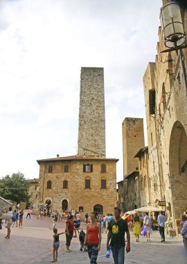 Görünüm, san gimignano, Toskana, İtalya