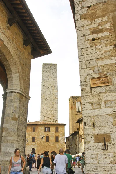 San Gimignano, Toscana, Itália — Fotografia de Stock