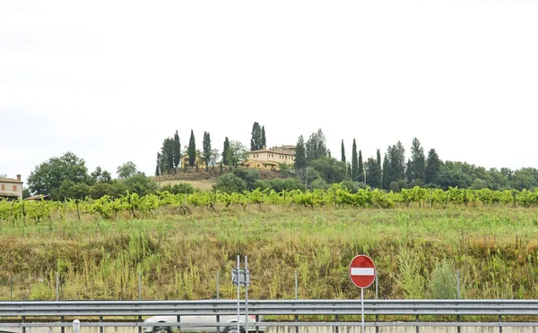 Paisagem da Toscana, itália — Fotografia de Stock
