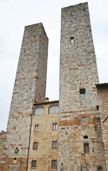 Görünüm, san gimignano, Toskana, İtalya — Stok fotoğraf