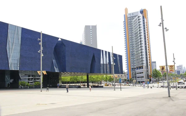 Vista dell'edificio Forum di Barcellona — Foto Stock