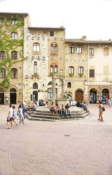 Visa san gimignano, Toscana, Italien — Stockfoto