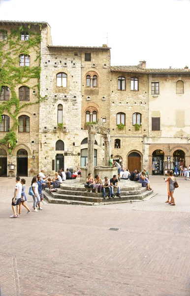 Görünüm, san gimignano, Toskana, İtalya — Stok fotoğraf