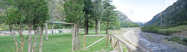 Río Aragón Provincia Huesca Mayo 2014 España — Foto de Stock