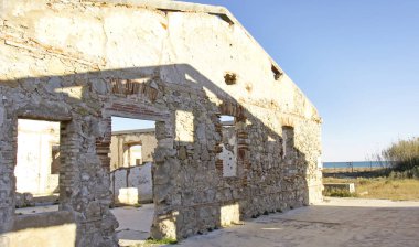 Eski polis Delta del Llobregat, 10:55 AM Kışlası.; 7 Mayıs 2014: Barcelona, Catalunya, İspanya