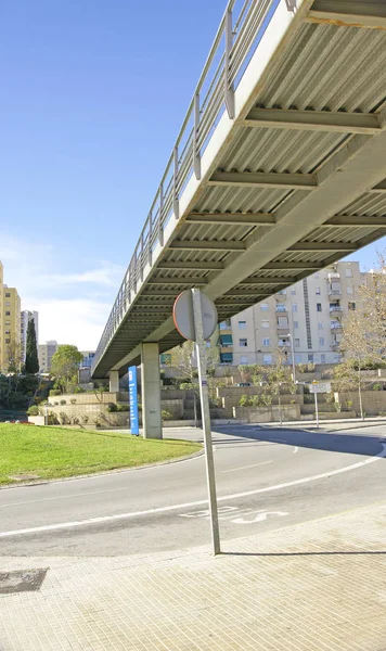 Köprü Mol Nou Barcelona Temmuz 2015 Catalunya Spanya — Stok fotoğraf