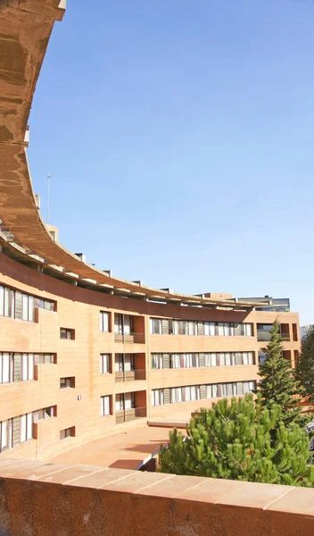 Edificio Barrio Teixonera Mayo 2015 Barcelona Cataluña España —  Fotos de Stock