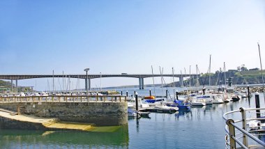 Ribadeo, Ria de Ribadeo veya Eo, Maria Oriental Region, 12: 45; 14 de Mayo de 2016; Lugo, Galicia, İspanya, Avrupa