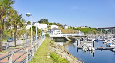 Gardens on the coast of Ribadeo, Ria de Ribadeo or Eo, Maria Oriental Region, 12:45 p.m.; 14 de Mayo de 2016; Lugo, Galicia, Spain, Europe clipart