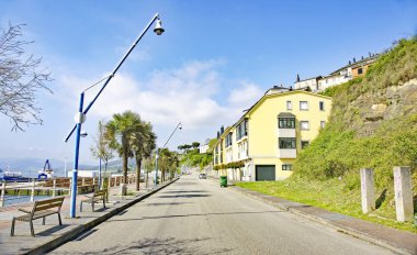Ribadeo, Ria de Ribadeo veya Eo, Maria Oriental Region, 12: 45; 14 de Mayo de 2016; Lugo, Galicia, İspanya, Avrupa