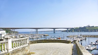 Ribadeo, Ria de Ribadeo veya Eo, Maria Oriental Region, 12: 45; 14 de Mayo de 2016; Lugo, Galicia, İspanya, Avrupa