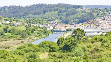 Betanzo Panoramik, 15: 35. ; 19 Mayıs 2017; A Corua, İspanya, Avrupa