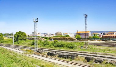 Betanzo Panoramik, 15: 35. ; 19 Mayıs 2017; A Corua, İspanya, Avrupa