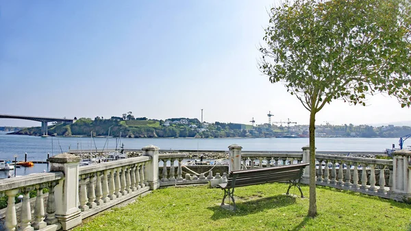 Taman Taman Pantai Ribadeo Ria Ribadeo Atau Maria Oriental Region — Stok Foto