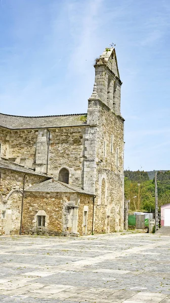 Kloster Und Kirche Concello Meira Meira Uhr Mai 2016 Lugo — Stockfoto