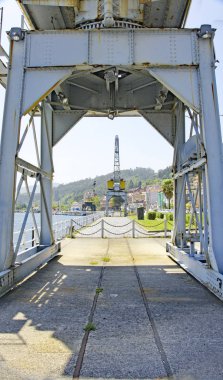 San Esteban de Pravia 'nın Asturias Prensliği manzarası, 17: 55. ; 29 Mayıs 2017; Asturias, İspanya, Avrupa