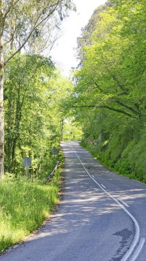 Asturias Prensliğinin manzarası, 13: 15. ; 16 Mayıs 2018; İspanya, Avrupa