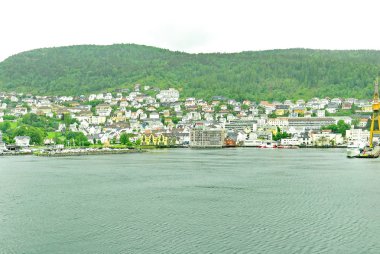 Norveç 'te Bergen Panoramik; 12: 35. ; 8 Haziran 2017;