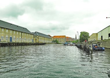 Kopenhag manzarası, 16: 15. ; 17 Mayıs 2017; Danimarka, Avrupa