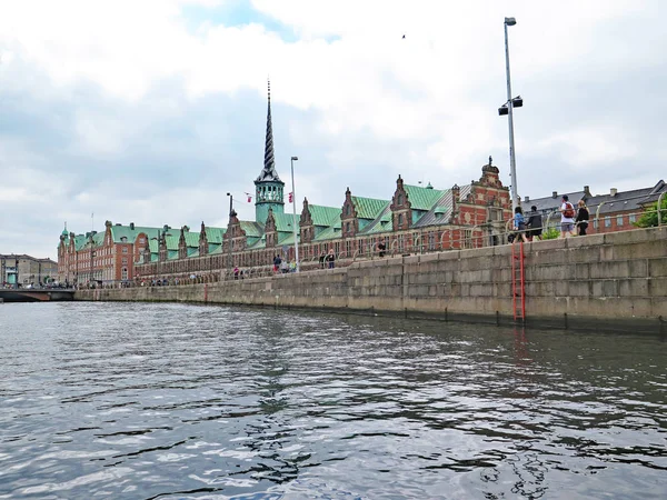 下午16时15分在哥本哈根的景色 May 2017 Denmark Europe — 图库照片