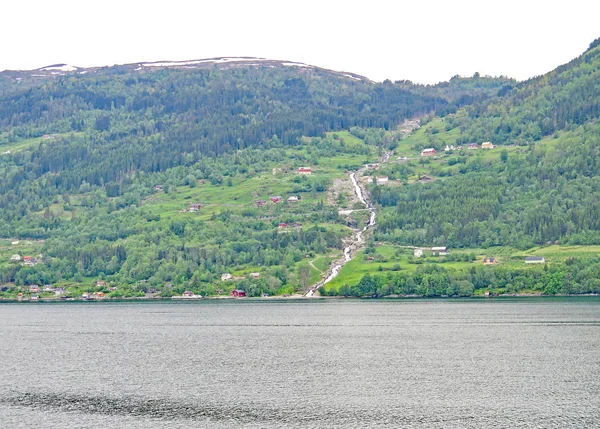 Paysage Des Fjords Norvégiens Juin 2017 — Photo
